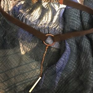 Black and Gold Choker